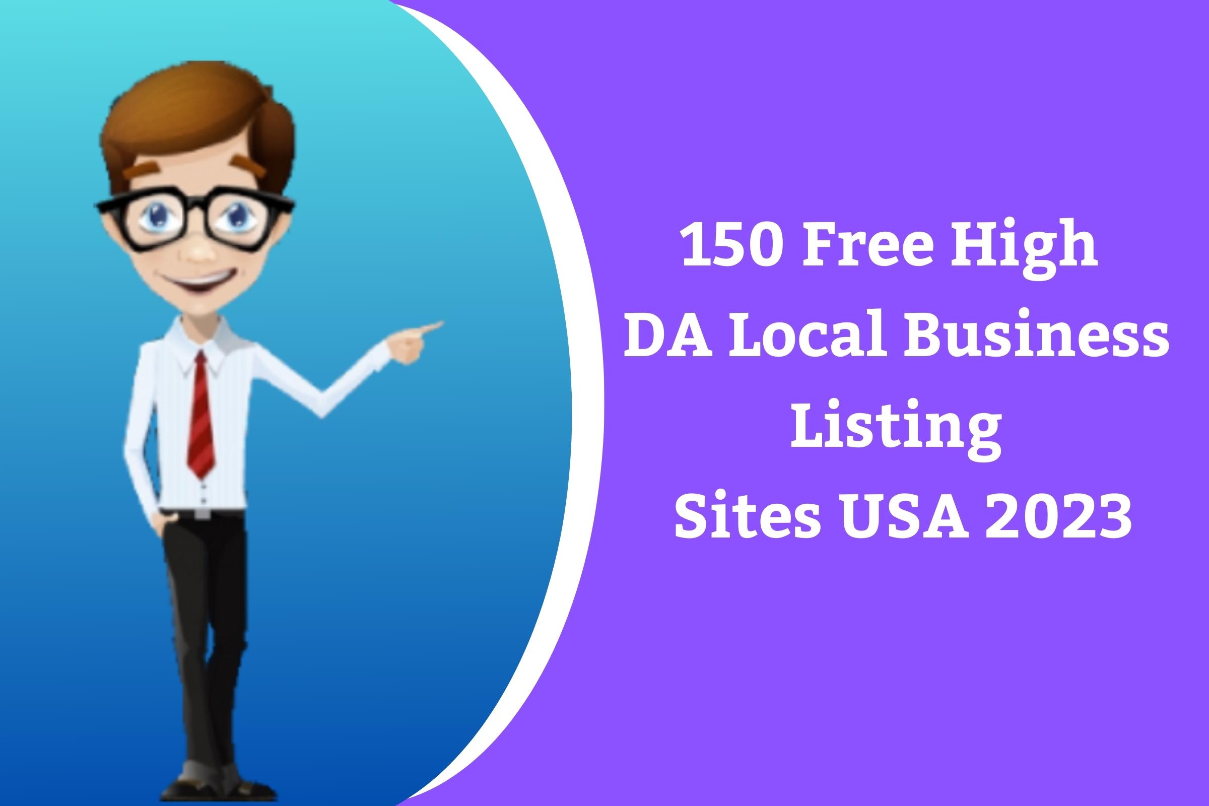 Free High DA Local Business Listing Sites USA 2023