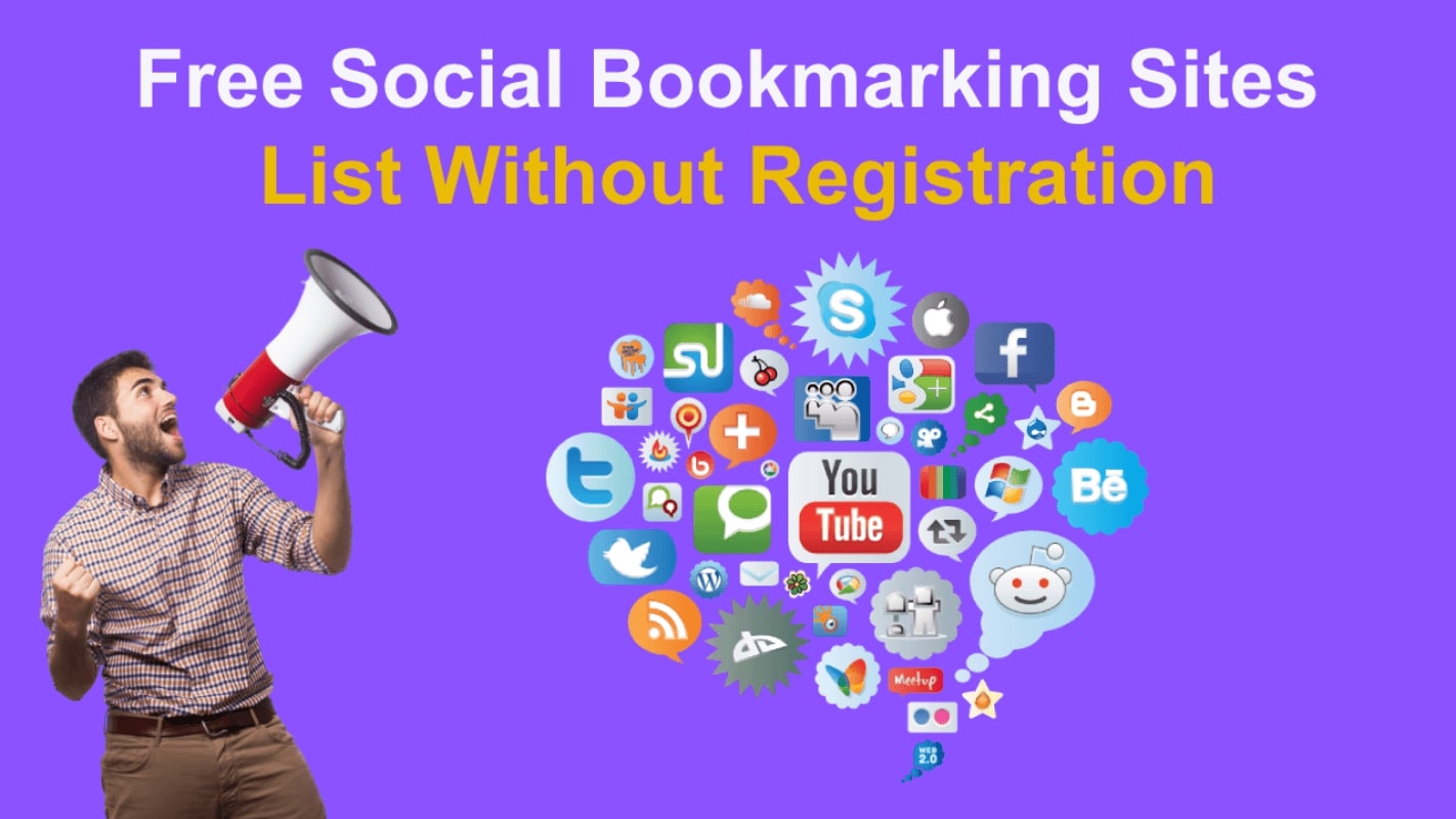 Free Social Bookmarking Sites List Without Registration