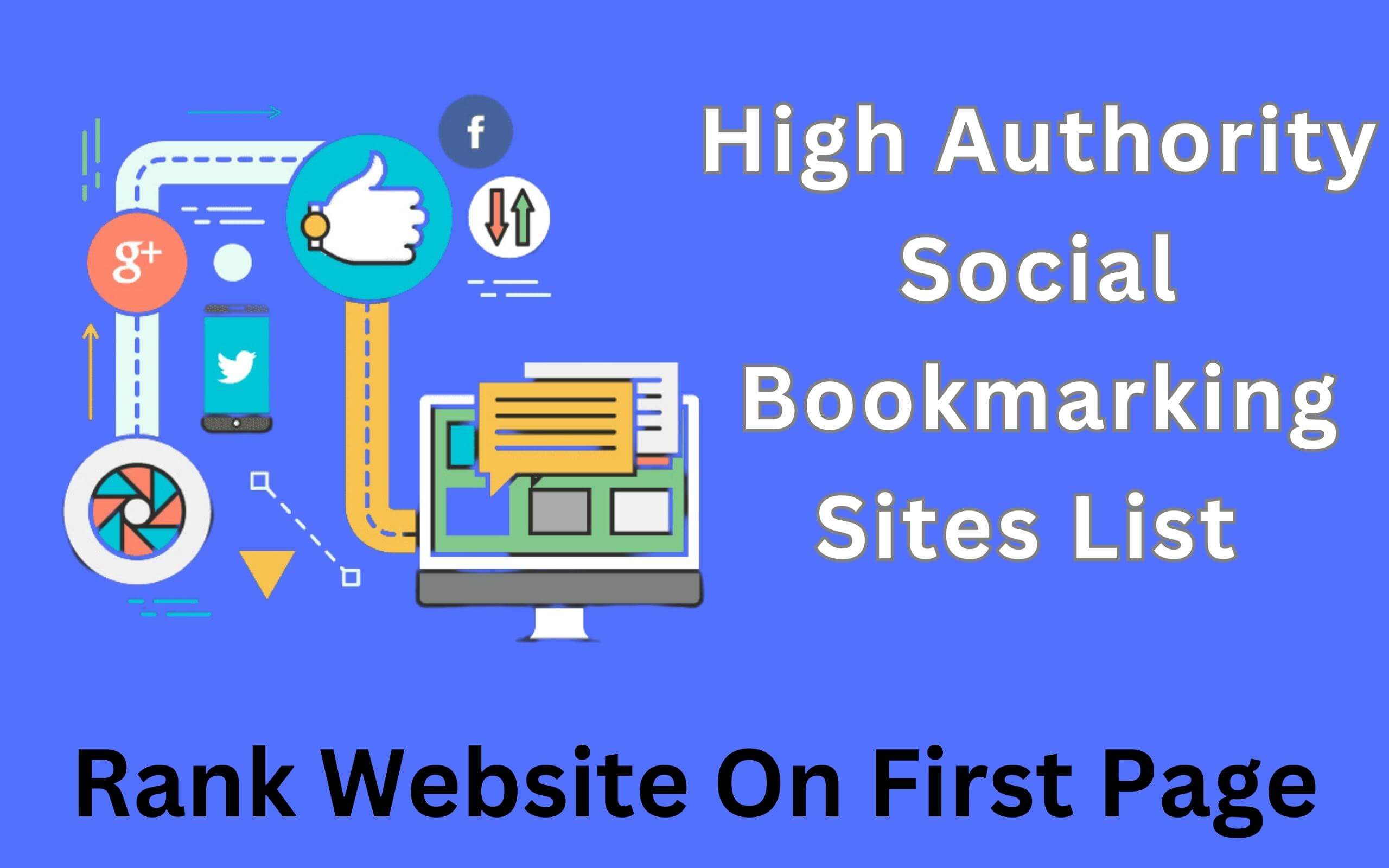 Free Social Bookmarking Sites list